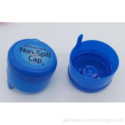 One Time Use Lids For Five gallon Water Bottles In Transpar